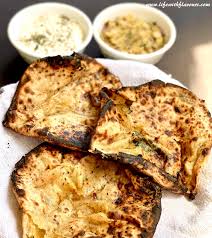 Special Tawa Paratha with Curd - Achaar